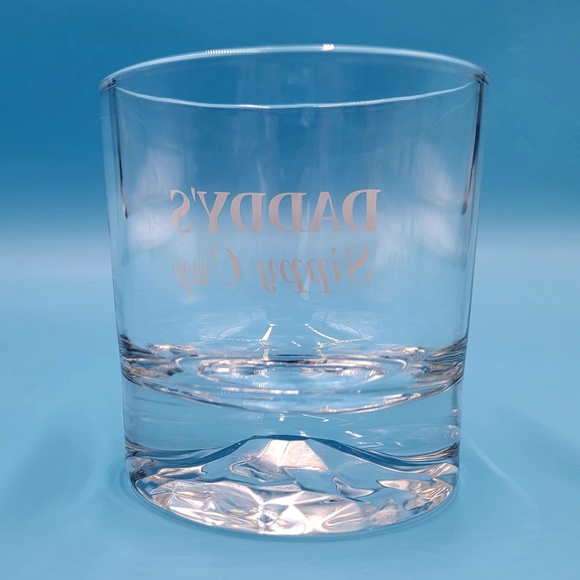 "Daddy's Sippy Cup" Rocks Whiskey Glass - Picture 9 of 11